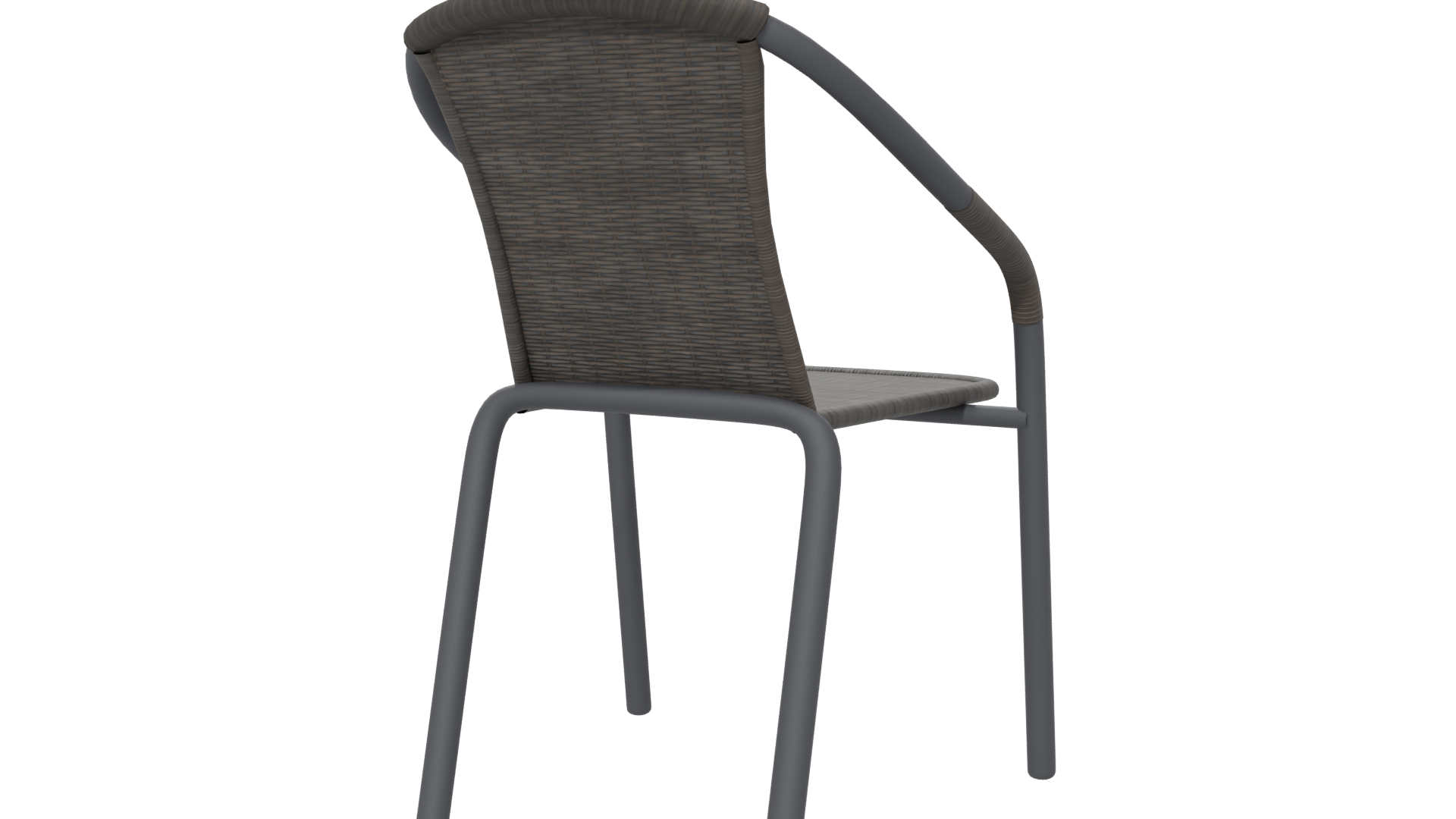 Stylish Outdoor Dining Chair 3D Model - Professional 3D Model Render 6
