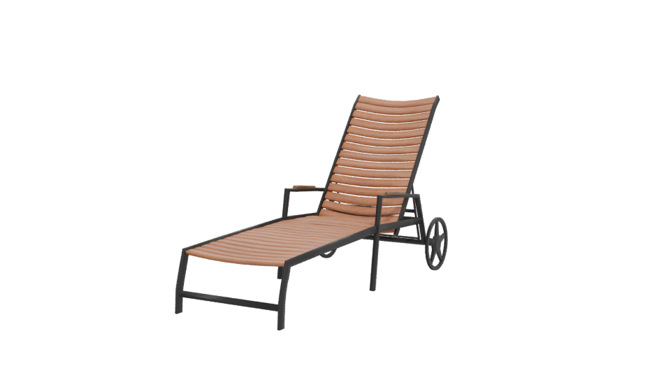 Reposera Flamingo Rueda Lounge Chair 3D - Professional 3D Model Render 12