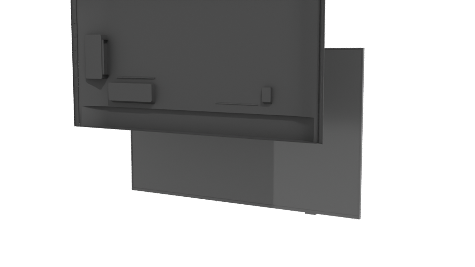 Sleek Modern TV Display Model - Professional 3D Model Render 12