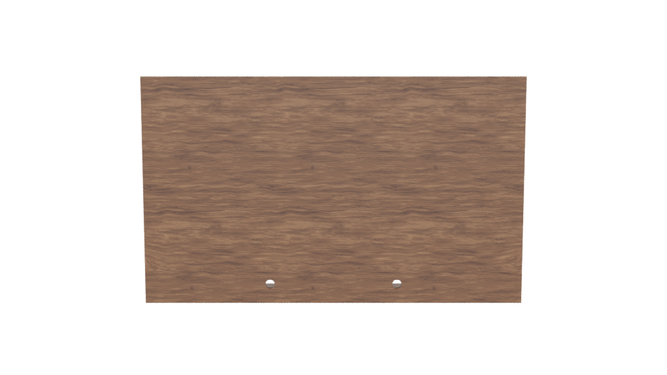 Stylish Wooden Display Unit 3D - Professional 3D Model Render 5