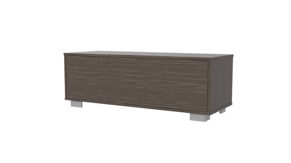 Stylish Modern Media Console 3D - Professional 3D Model Render 6