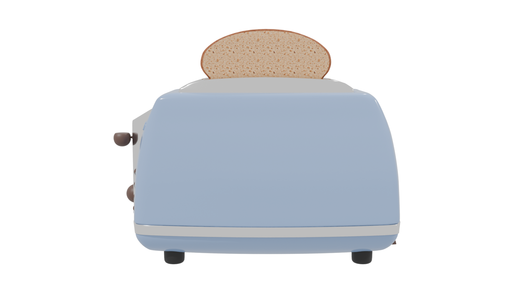 Stylish Vintage Toaster Model - Professional 3D Model Render 2