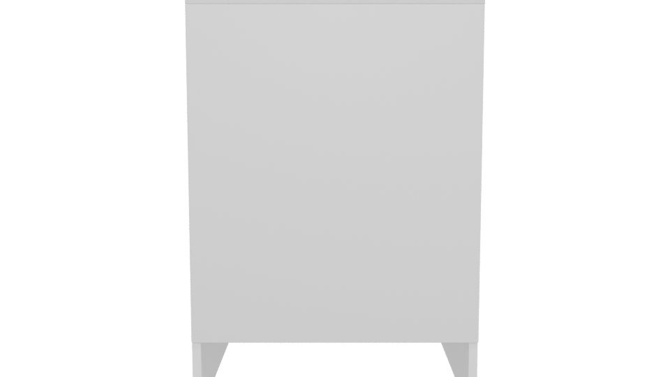 Contemporary Minimalist Storage Chest - Professional 3D Model Render 5