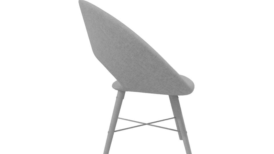 Contemporary Fabric Armchair 3D - Professional 3D Model Render 8