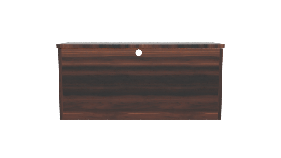 Stylish Wooden Media Console 3D - Professional 3D Model Render 5