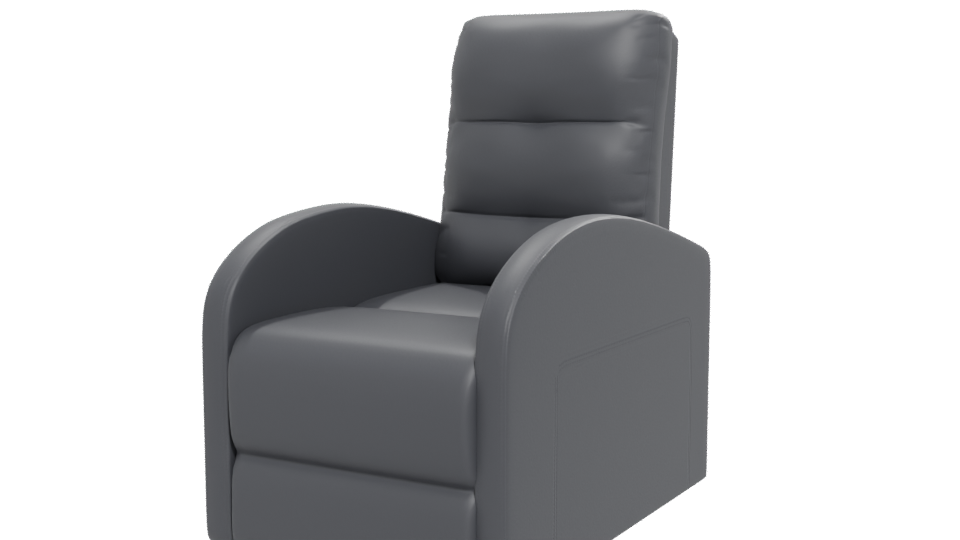 Luxurious Reclining Armchair Model - Professional 3D Model Render 12