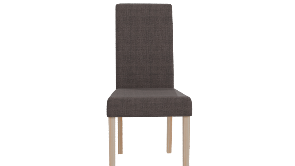Stylish Fabric Dining Chair 3D - Professional 3D Model Render 11
