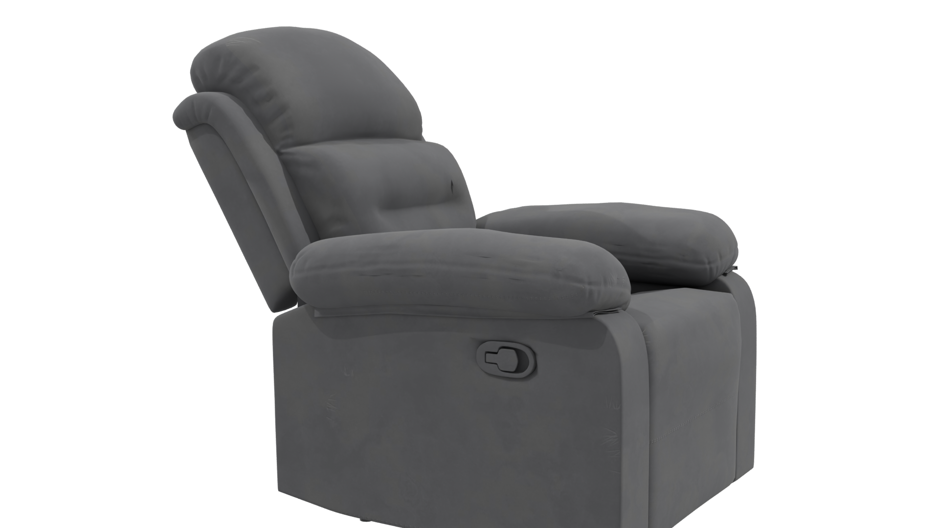 Contemporary Recliner Armchair Model - Professional 3D Model Render 9