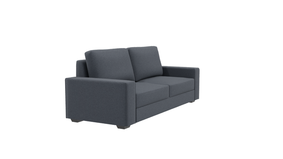 Stylish Modern Two-Seat Sofa 3D Model - Professional 3D Model Render 9