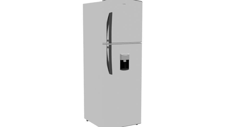 Modern Household Refrigerator 3D - Professional 3D Model Render 10