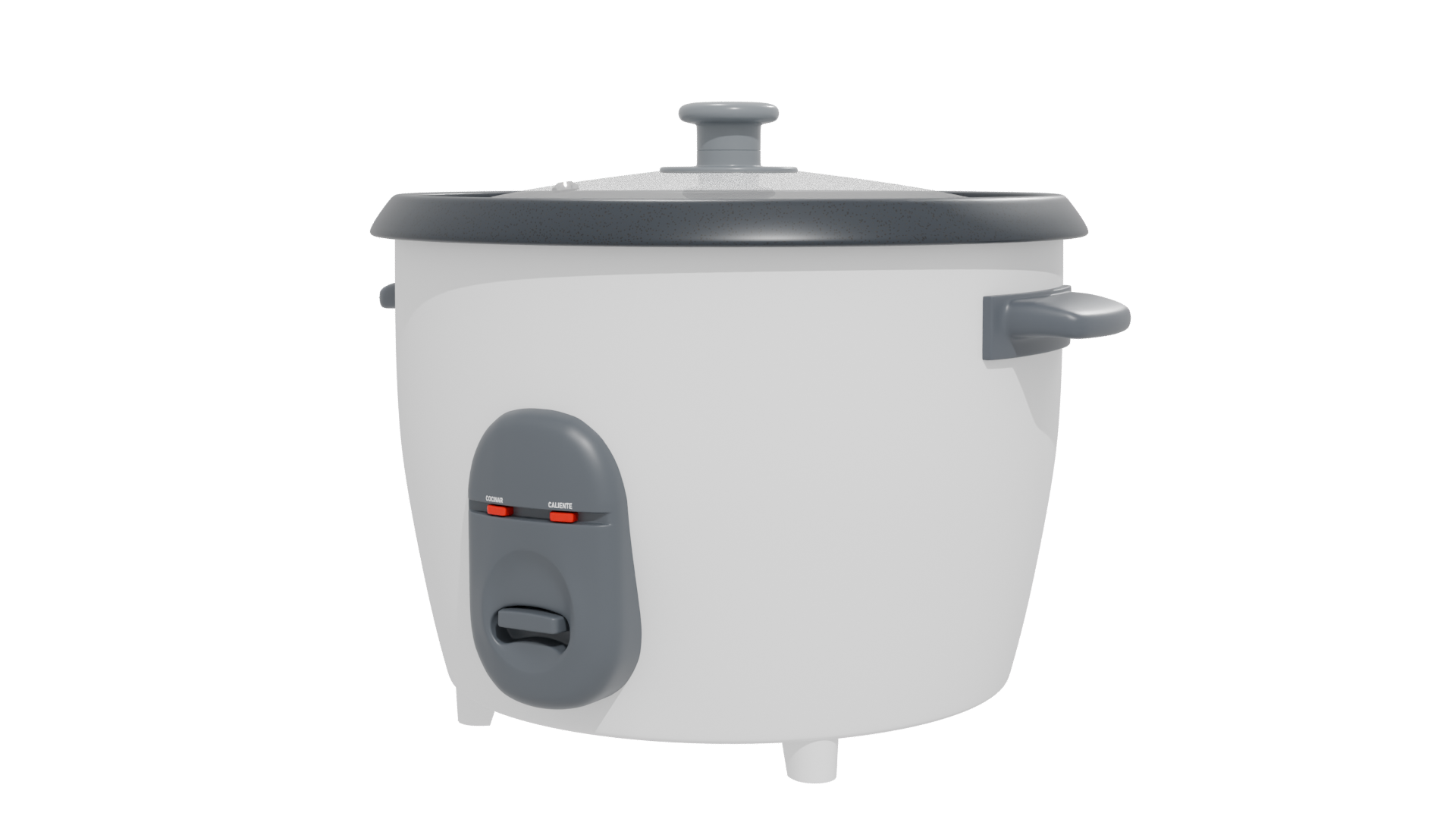 Stylish Electric Rice Cooker 3D - Professional 3D Model Render 12