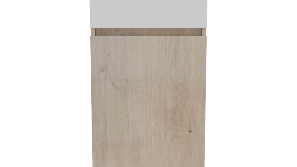 Minimalist Wooden Box Model - Professional 3D Model Render 11