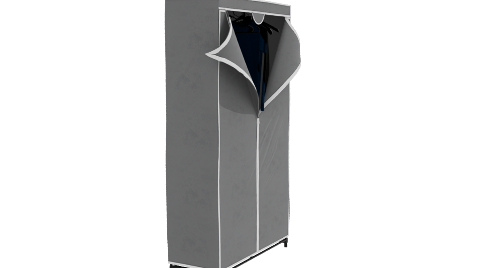 Stylish Fabric Garment Rack 3D - Professional 3D Model Render 9