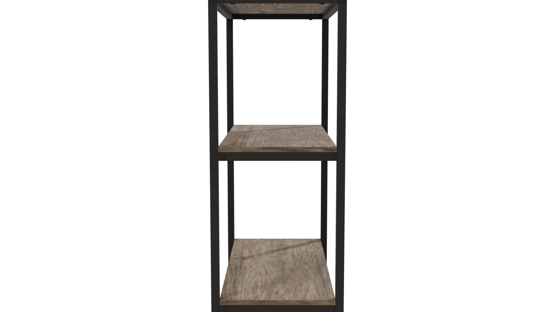 Rustic Industrial Shelf 3D Model - Professional 3D Model Render 8
