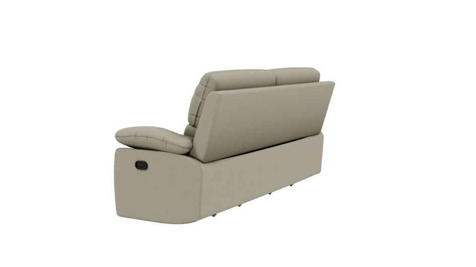 Cozy Reclining Sofa 3D Model - Professional 3D Model Render 3