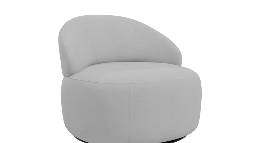 Stylish Modern Accent Chair 3D - Professional 3D Model Render 10