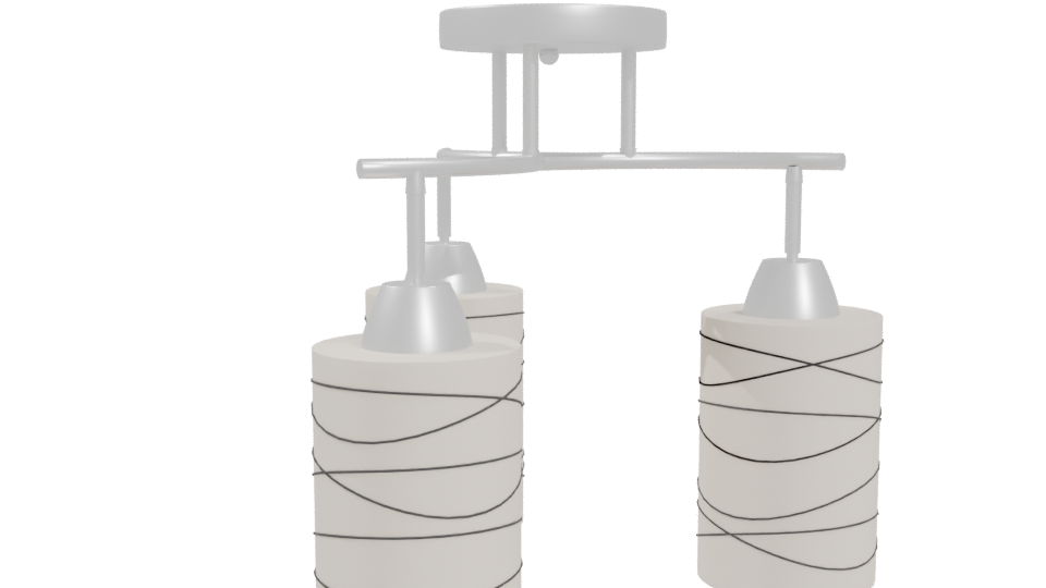 Stylish Modern Chandelier 3D - Professional 3D Model Render 4