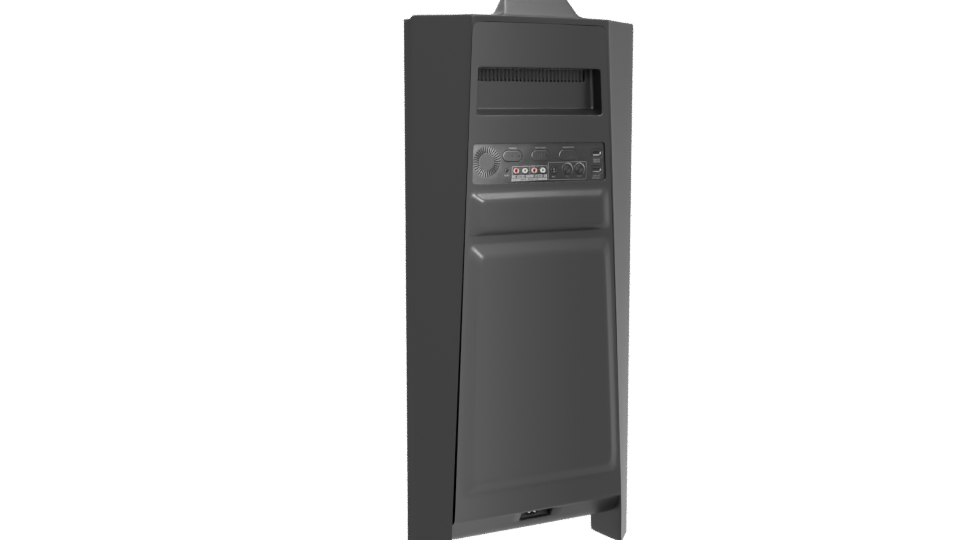 Sleek Modern Console Table 3D - Professional 3D Model Render 4