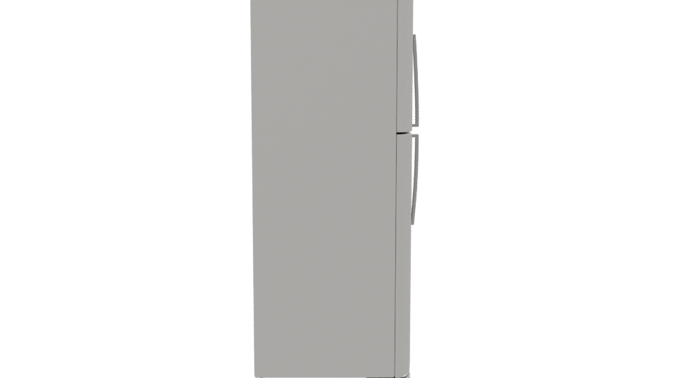 Elegant Stainless Steel Refrigerator Model - Professional 3D Model Render 8