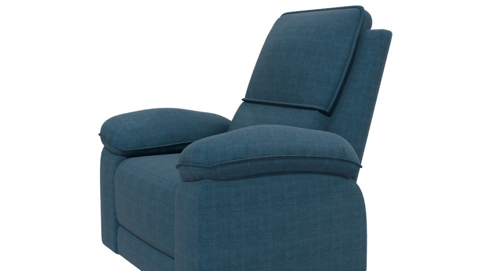 Stylish Recliner Armchair 3D Model - Professional 3D Model Render 13