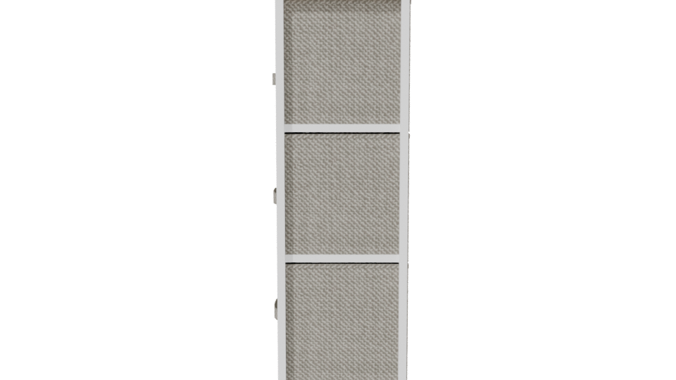 Modern 3-Drawer Chest 3D Model - Professional 3D Model Render 2