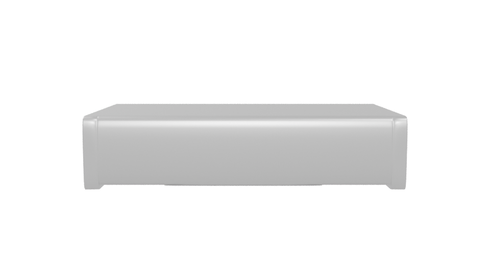 Sleek Stainless Steel Kitchen Hood - Professional 3D Model Render 5