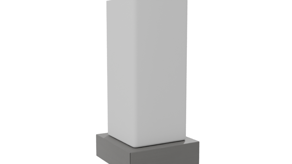 Sleek Minimalist Display Stand 3D - Professional 3D Model Render 7