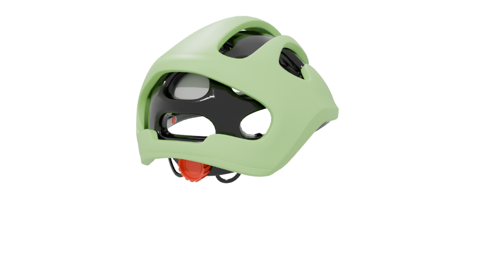 Stylish Bicycle Helmet 3D Model - Professional 3D Model Render 6