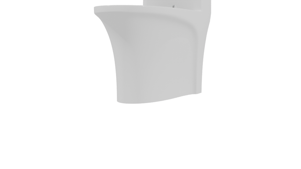 Contemporary Toilet 3D Model - Professional 3D Model Render 3