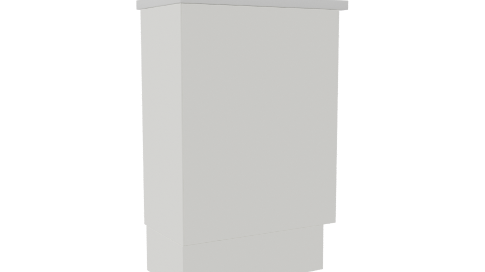 Stylish Modern Wall Shelf 3D - Professional 3D Model Render 7