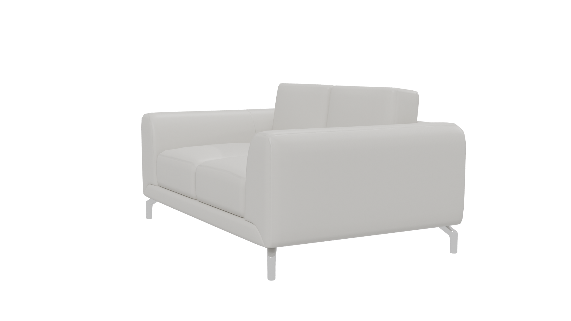 Minimalist White Sofa 3D Model - Professional 3D Model Render 13