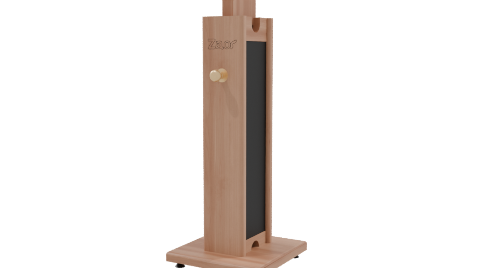 Stylish Wooden Side Table Model - Professional 3D Model Render 9