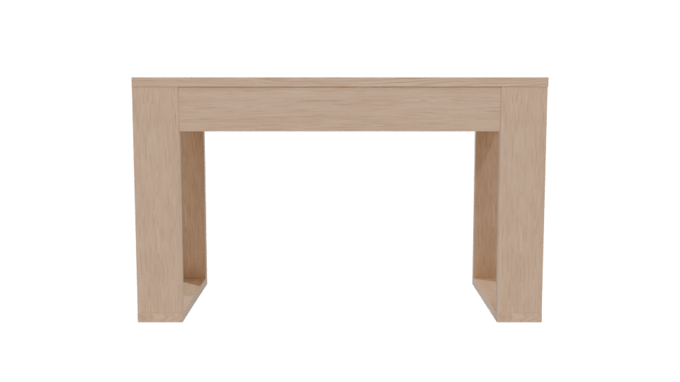Stylish Wooden Table 3D Model - Professional 3D Model Render 5