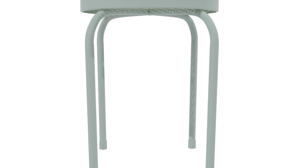 Stylish Minimalist Stool Model - Professional 3D Model Render 2