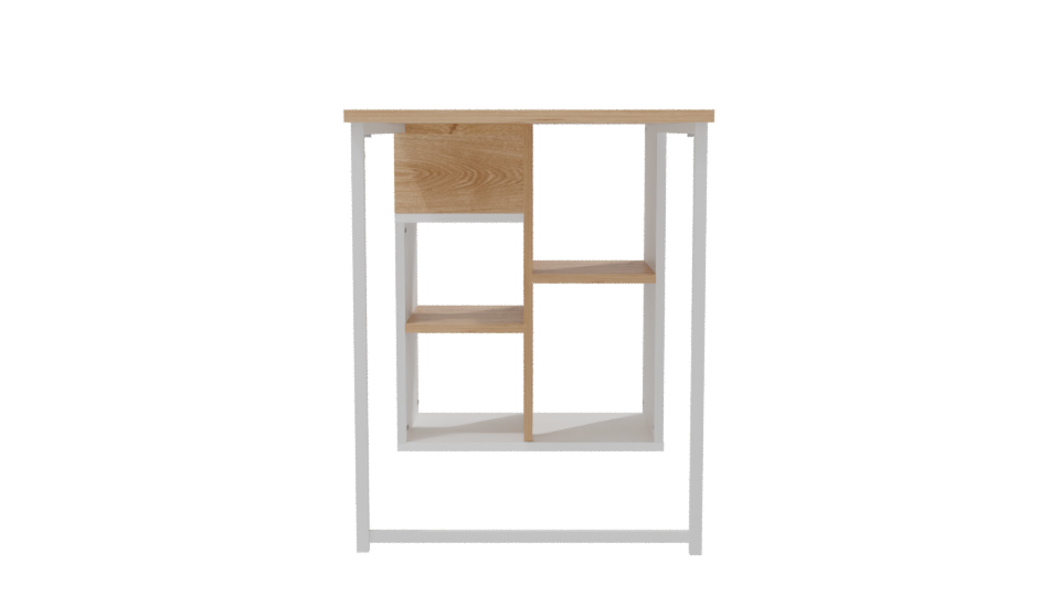 Minimalist Desk with Drawers 3D - Professional 3D Model Render 8