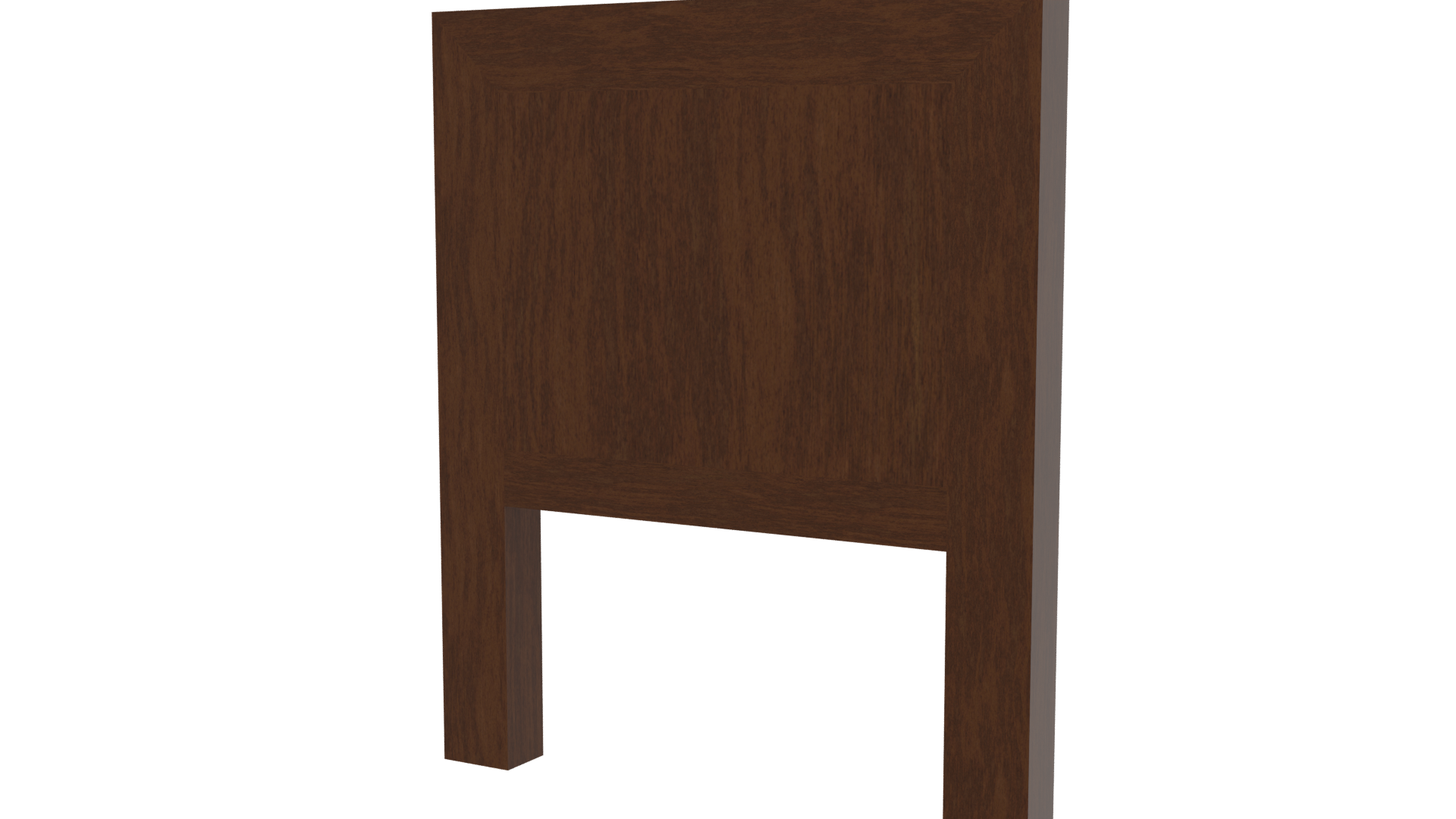 Elegant Wooden Nightstand 3D Model - Professional 3D Model Render 6