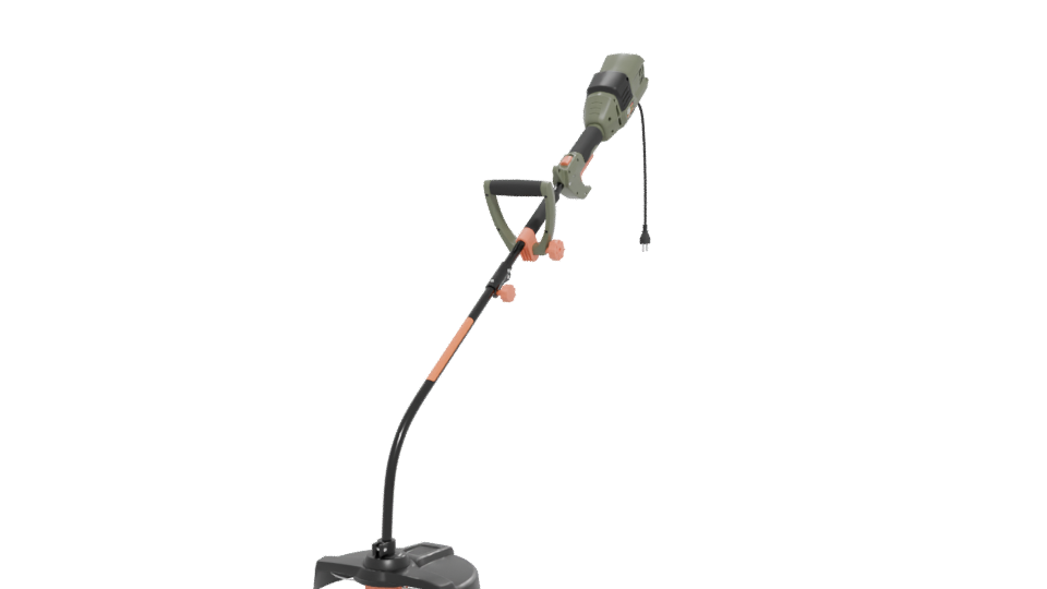 Electric Grass Trimmer Model 3D - Professional 3D Model Render 12