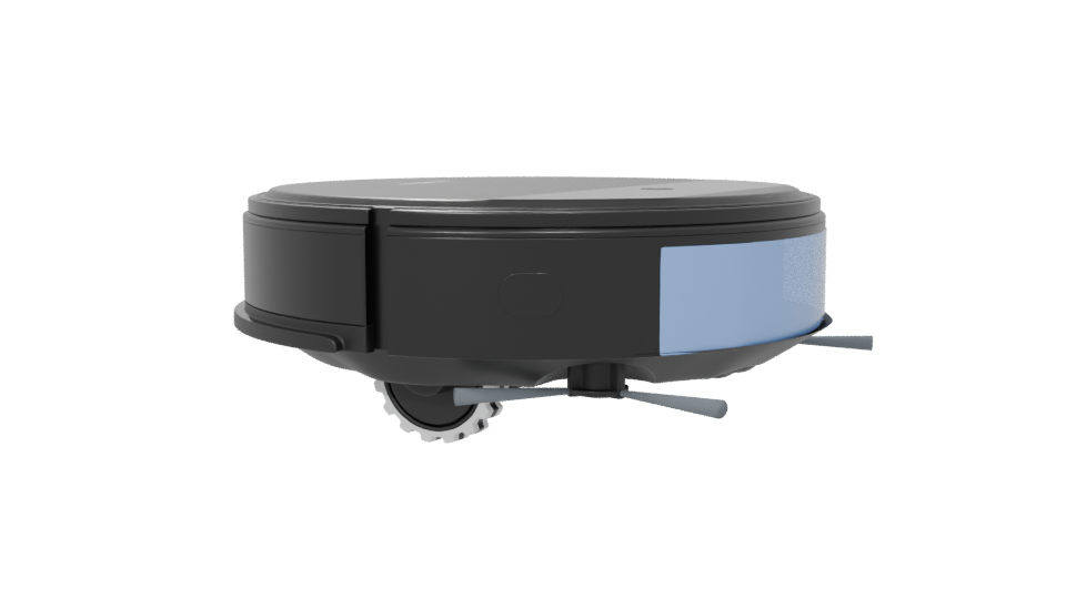 Compact Robotic Vacuum Cleaner 3D - Professional 3D Model Render 6