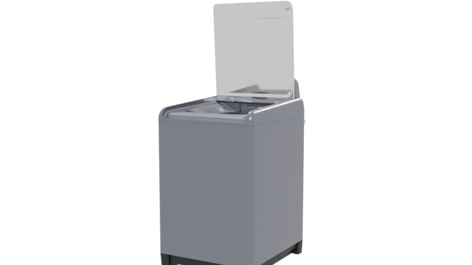 Top Load Washing Machine Model - Professional 3D Model Render 12