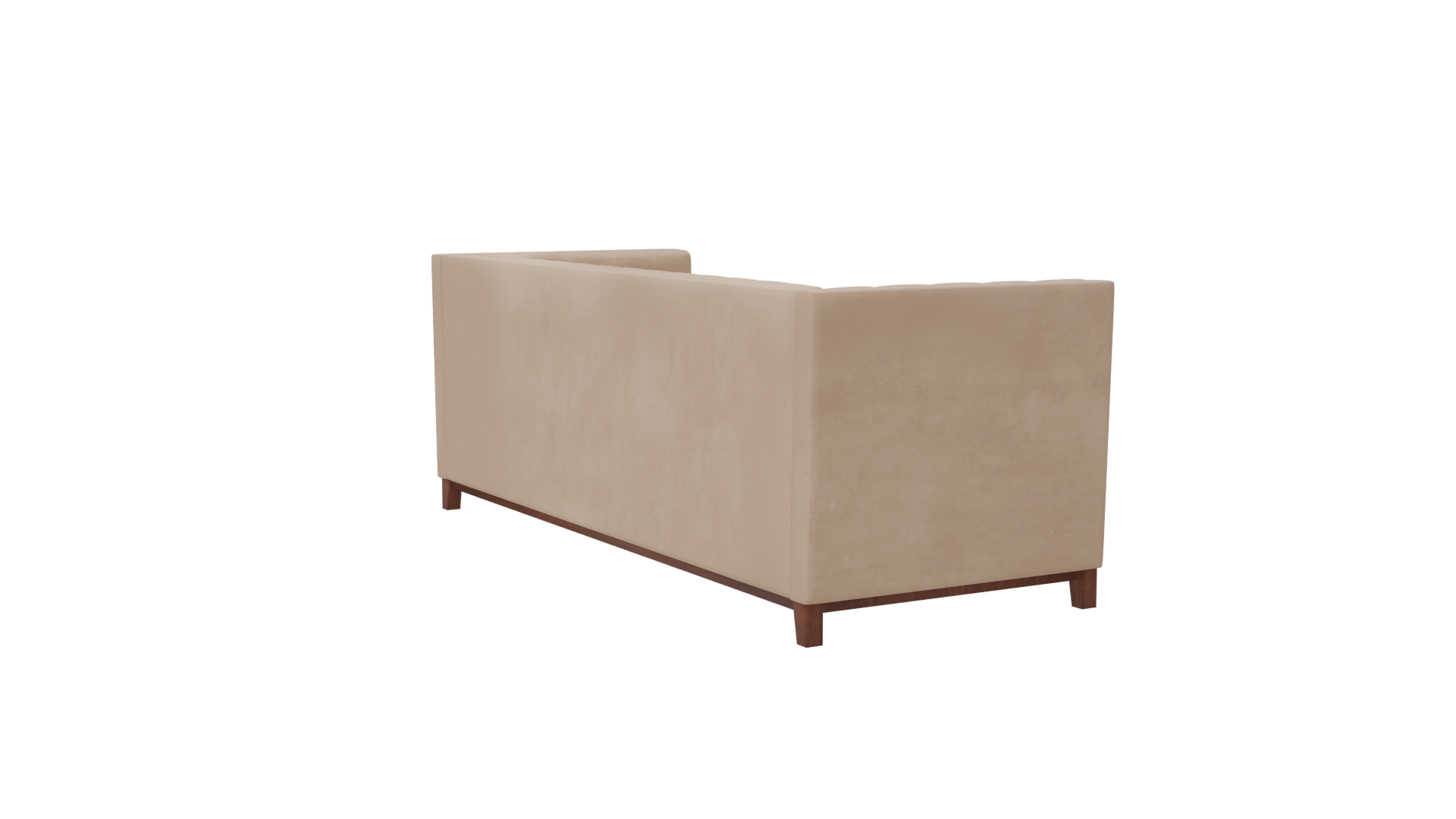 Elegant Upholstered Sofa Model - Professional 3D Model Render 7