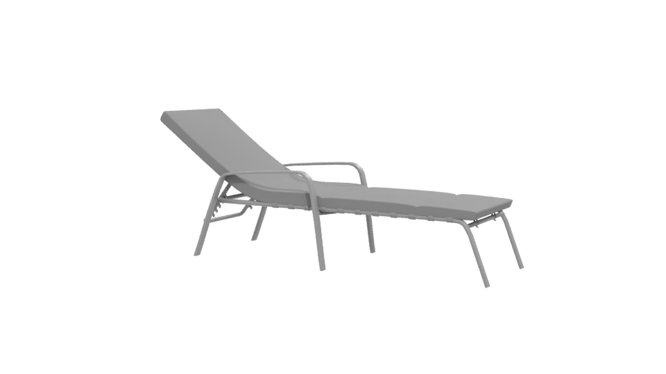 Stylish Outdoor Lounge Chair 3D - Professional 3D Model Render 12