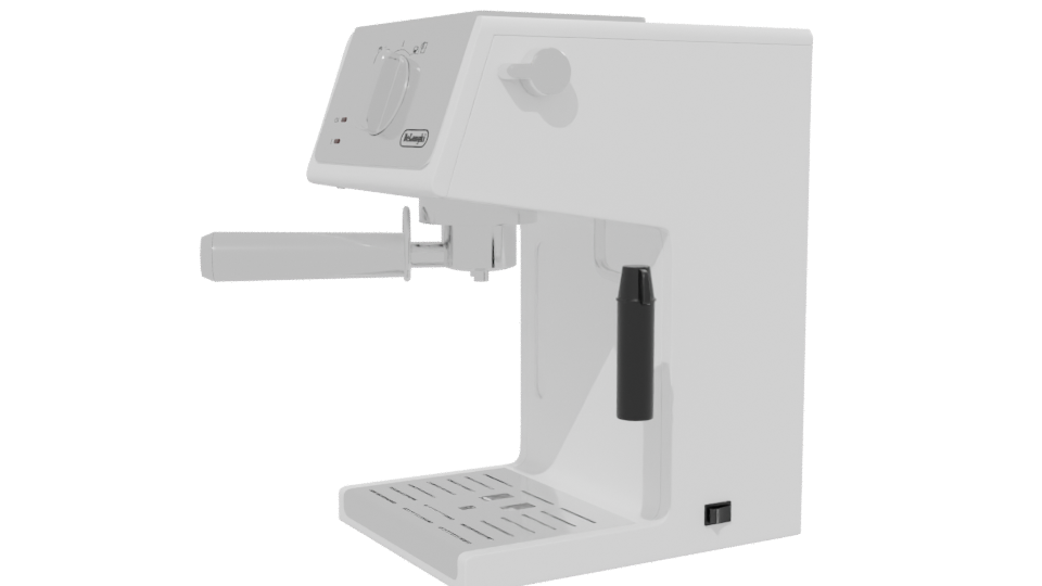 Sleek Espresso Machine Model 3D - Professional 3D Model Render 13