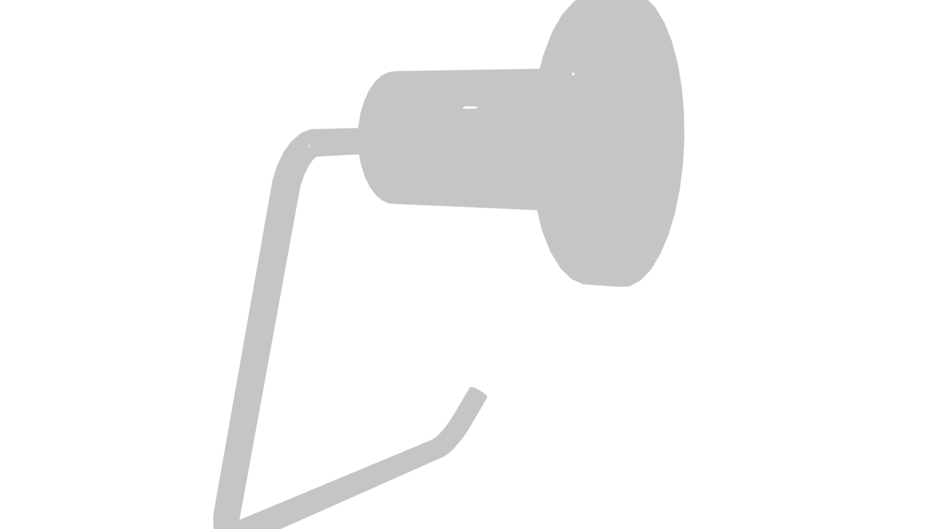 Sleek Bathroom Tissue Holder 3D - Professional 3D Model Render 3