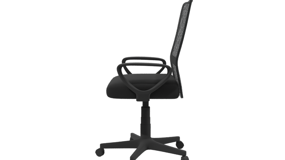 Stylish Modern Office Chair 3D - Professional 3D Model Render 2