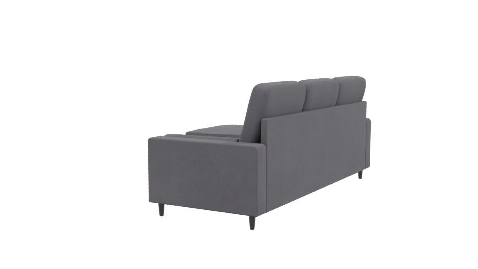 Stylish Modular Sofa 3D Model - Professional 3D Model Render 3
