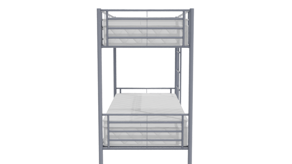 Industrial Bunk Bed 3D Model - Professional 3D Model Render 11