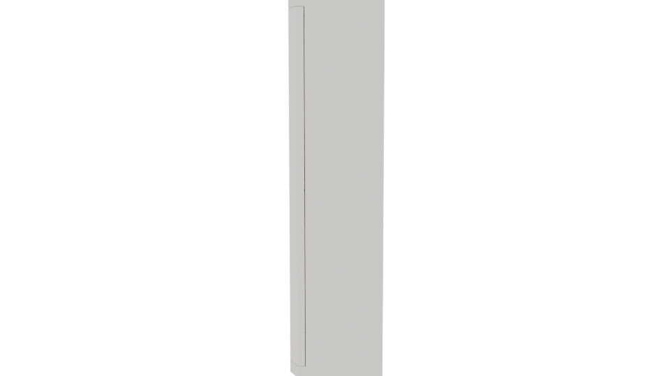 Sleek Refrigerator 3D Model - Professional 3D Model Render 2