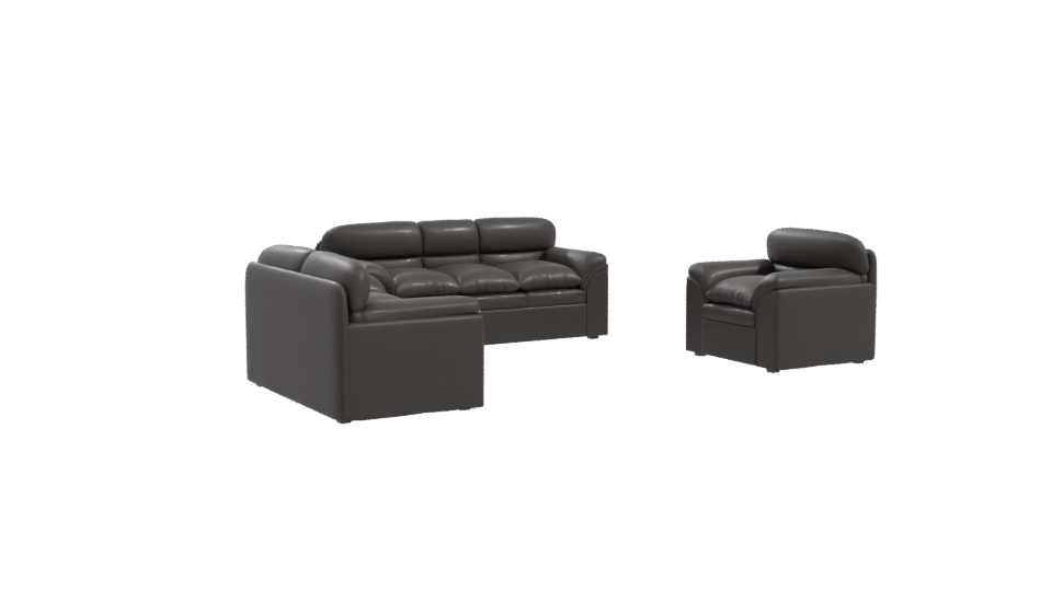 Contemporary Modular Sofa Set 3D Model - Professional 3D Model Render 10