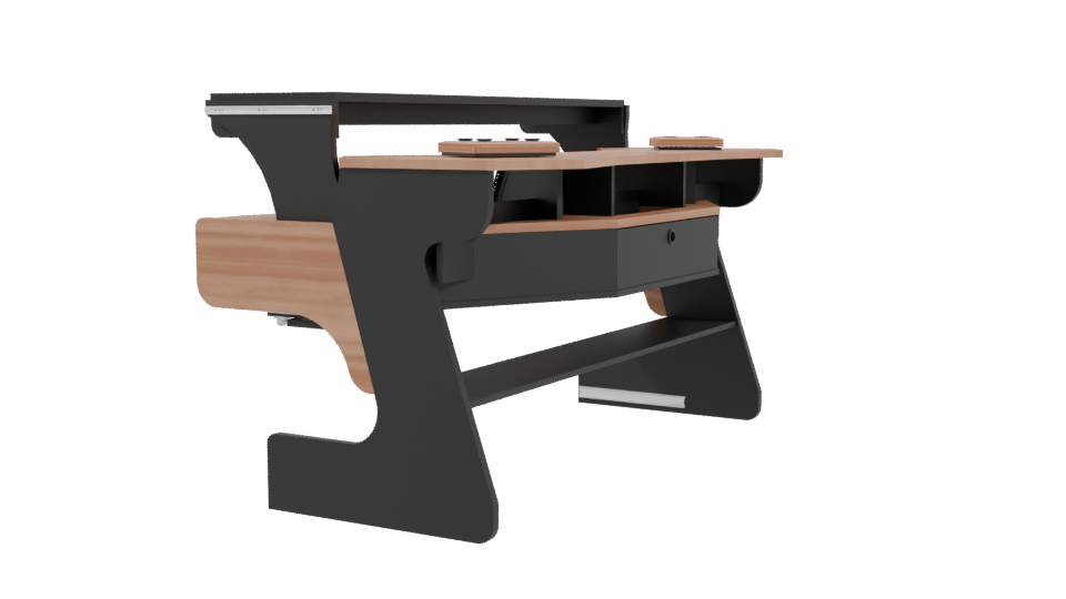 Miza X2 Flex Modern Desk 3D - Professional 3D Model Render 3