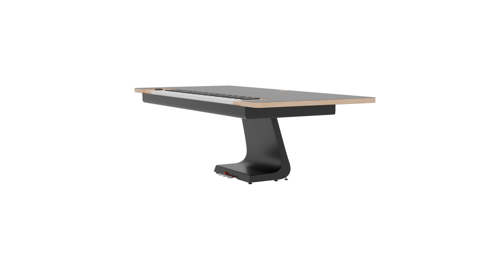 Sleek Digital Piano 3D Model - Professional 3D Model Render 13